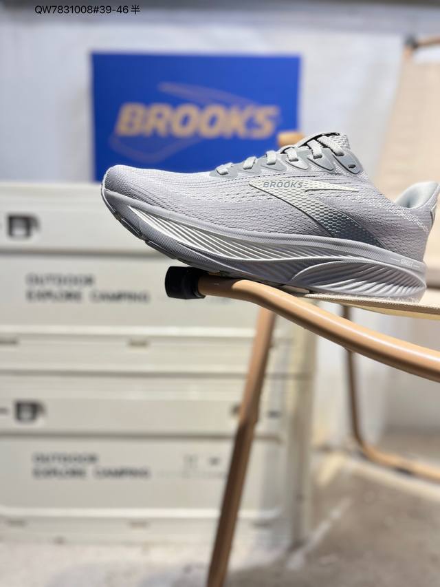 布鲁克斯Brooks Ghost 幽灵 17 经典鞋款厚底增高运动老爹鞋 Max 坐垫 搭载 Dna Loft V3 氮气超临界发泡中底，前掌厚度 26Mm、后