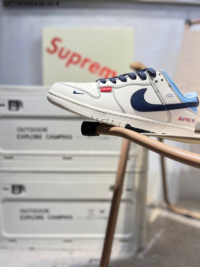 Supreme X Nike Sb Dunk Low 大厂出品 极力推荐 新配色 原装头层材料 独家版型蒸餾加工 帶來的是更好的视觉和脚感体验 大厂纯原品质出货