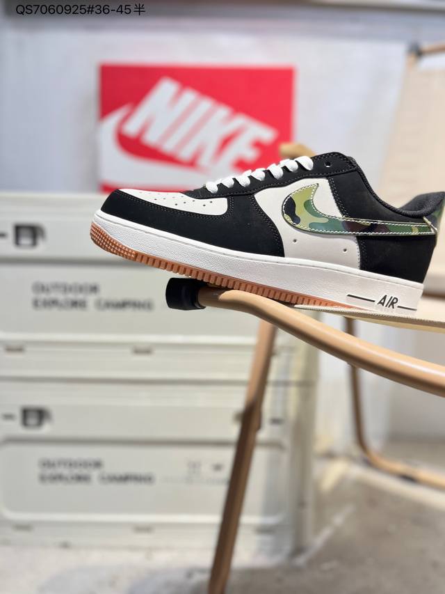 Nk Air Force 1'07 Low 空军一号低帮休闲板鞋 #定制皮料 原楦原纸板 纯正空军版型 高清洁度 内置全掌气垫Hq1967 Qs7060925#
