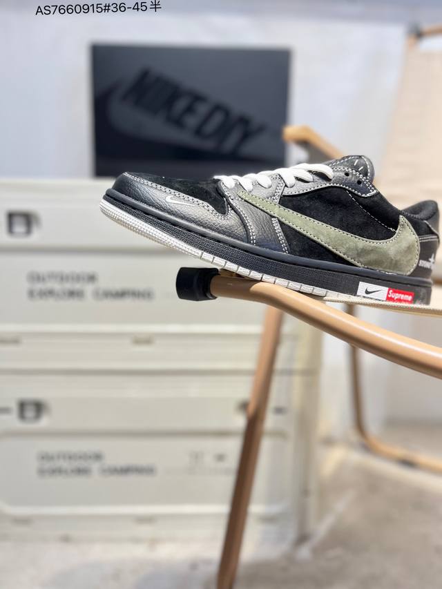 公司级头层皮乔丹Air Jordan 1 Low Aj1低帮系列篮球鞋 官方同步配色 原装级产物 #拒绝公底 立体鞋型 细节完美 高清洁度Dz5899 As76
