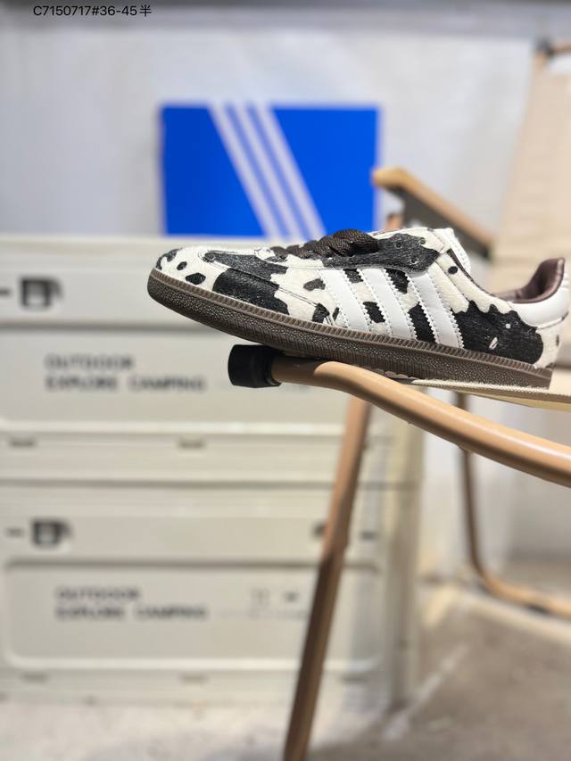 阿迪达斯三叶草Adidas Originals Samba Vegan Og”Spd“桑巴舞系列绅士德训足球风百搭低帮休闲运动板鞋Kk2238 C7 717#3