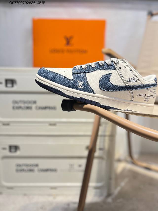Lv X Nike Sb Dunk Low 大厂出品 极力推荐 新配色 原装头层材料 独家版型蒸餾加工 帶來的是更好的视觉和脚感体验 大厂纯原品质出货 清洁度
