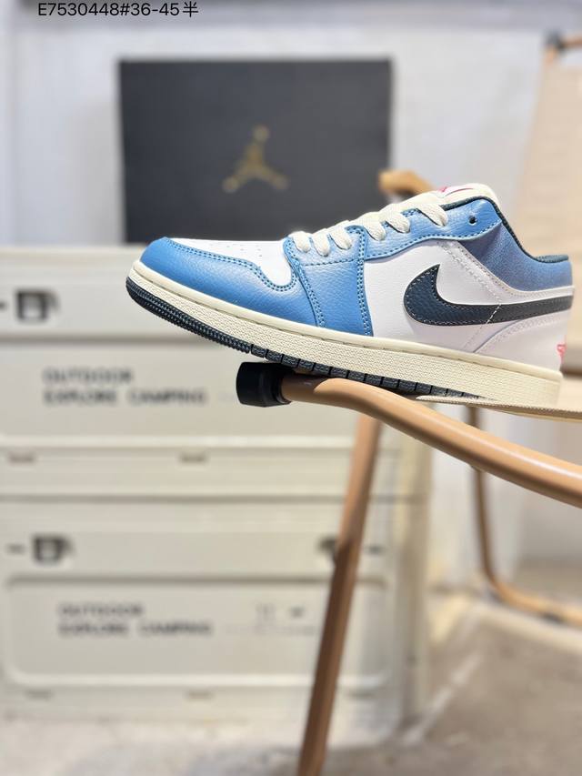 福利特价乔丹Air Jordan 1 Low Aj1低帮系列篮球鞋 官方同步配色 原装级产物 #拒绝公底 立体鞋型 细节完美 高清洁度Hm3711 E75304