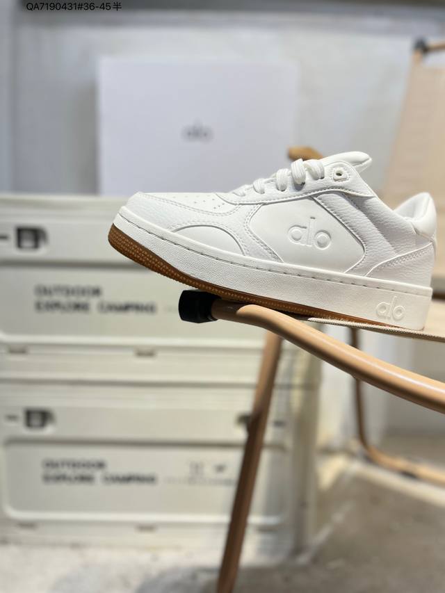 Alo Yoga Recovery Mode 百搭轻便 防滑减震低帮板鞋 鞋底鞋垫巨厚，起码增高3、4厘米A0685U Qa7 431#36-45半