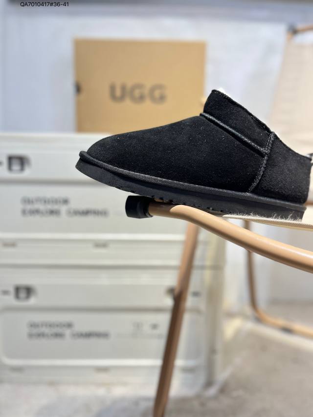 Ugg 雪地靴 防水麂绒皮革鞋面 美国轻奢品牌Ugg W Neuel尼瓦尔系列秋冬新款防污系列休闲保暖毛毛舒适便鞋女雪地靴1173891 Qa7010417#3