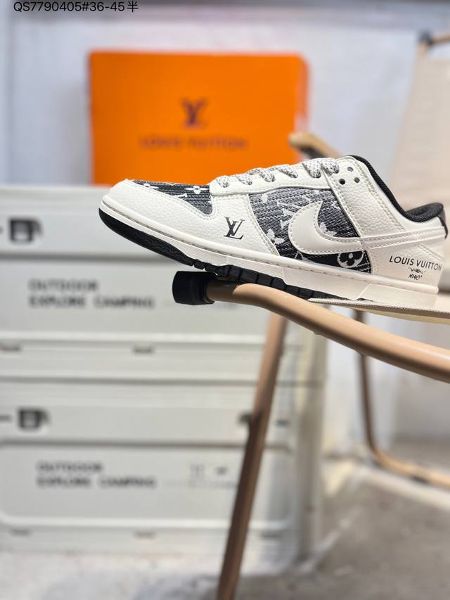 Lv X Nike Sb Dunk Low 大厂出品 极力推荐 新配色 原装头层材料 独家版型蒸餾加工 帶來的是更好的视觉和脚感体验 大厂纯原品质出货 清洁度