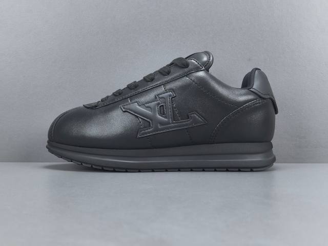 渠道优势， ！ 专柜版：驴牌 Louis Vuitton X Nigo 联名款 Fw25 Buttersoft 牛皮革羊皮革 图案压纹 圆头系带 低帮 生活休闲