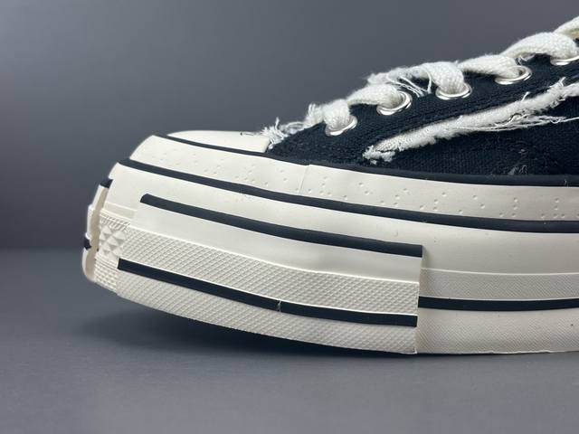 吴建豪 Xvessel G.O.P. Lows Black 原厂一比一开发 防滑耐磨轻便 低帮 板鞋 黑色 男女同款 尺码34-45