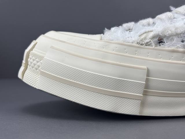 吴建豪系列 Xvessel 长毛绒亮片 低帮 帆布鞋 女款 尺码35-39