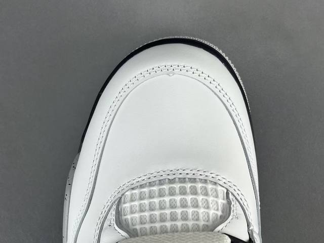 渠道优势，支持代发！ X版 改进款Aj4 Jordan Air Jordan 4 Retro White Cement 白水泥 时尚百搭 减震防滑耐磨 中帮 复