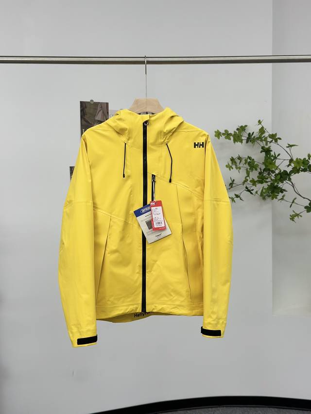 渠道优势 ！ 外贸保真版 海丽汉森 海丽汉森 尺码 S M L Xl Xxl 内胆同步配色 真正热封边冲锋衣 内胆高密度一体绒 配色：黑色、椰蓉白、孔雀蓝、稻草