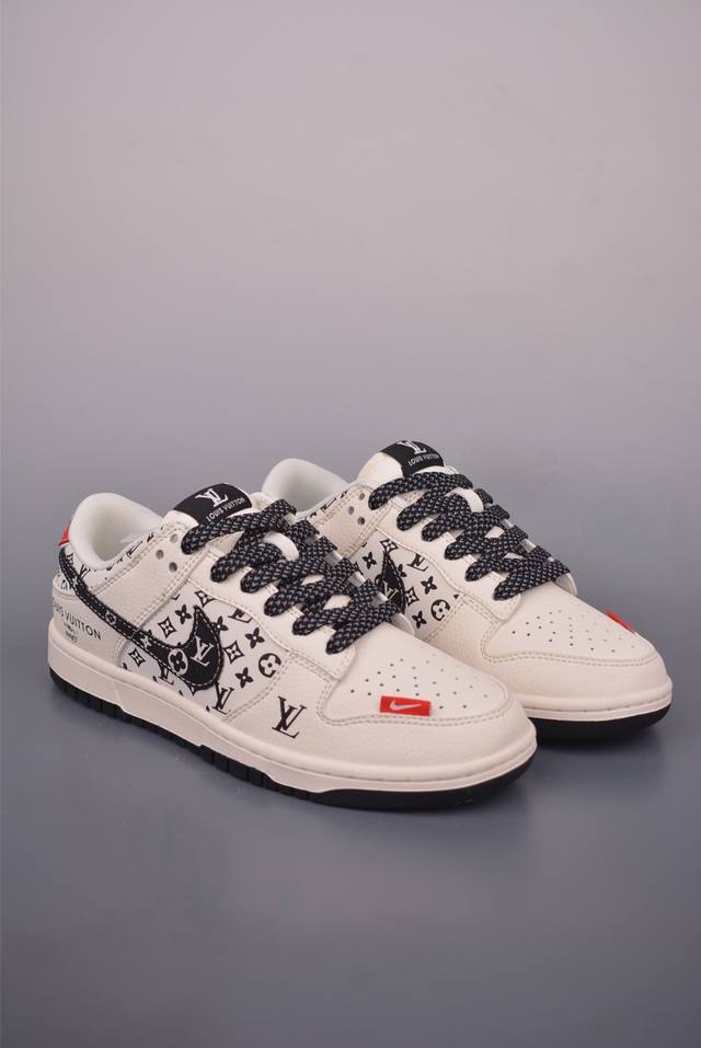 Nike Sb Dunk Low Lv联名 纯原大厂出品 极力推荐 原装头层材料 独家版型蒸餾加工 帶來的是更好的视觉和脚感体验 大厂纯原品质出货 清洁度 电绣