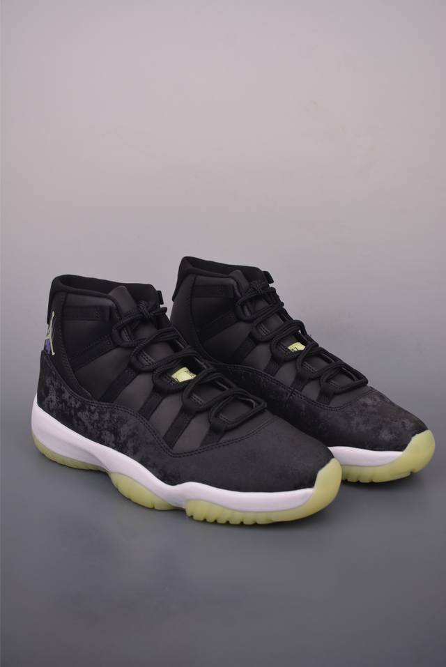 Air Jordan 11 Retro 纯原版本 Aj11 高帮复刻夜光迷彩黑 原楦原纸板 最强11代版型 区分当前市场“伪纯原”！ 原厂皮料 质感细腻 原厂双
