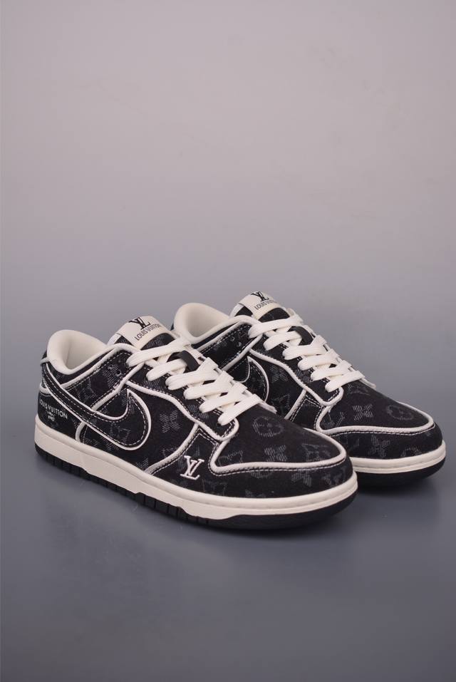 Nike Sb Dunk Low Lv联名 纯原大厂出品 极力推荐 原装头层材料 独家版型蒸餾加工 帶來的是更好的视觉和脚感体验 大厂纯原品质出货 清洁度 电绣