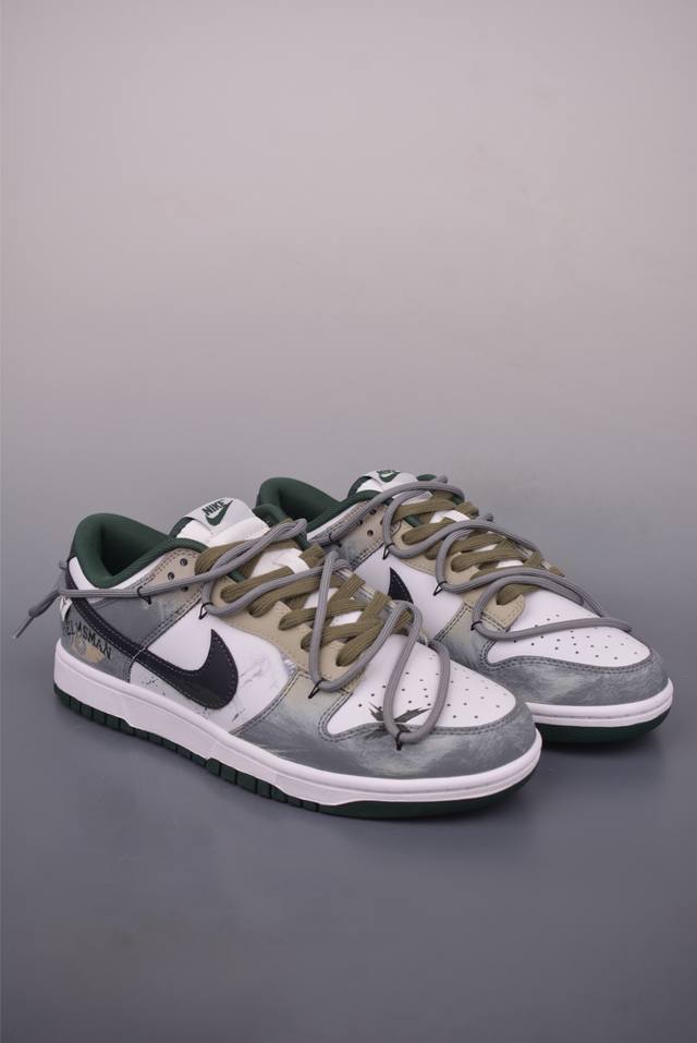 Nike Sb Dunk Low Just Do It 联名 解构绑带 纯原大厂出品 极力推荐 原装头层材料 独家版型蒸餾加工 帶來的是更好的视觉和脚感体验 大