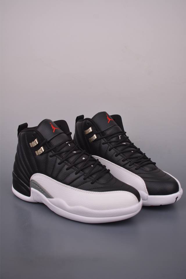 Air Jordan 12 Retro 公司级 性价比天花板 男子篮球鞋 更好的视觉和脚感体验 清洁度 皮料切割干净无任何毛边 细节完美 官方货号: Ct801