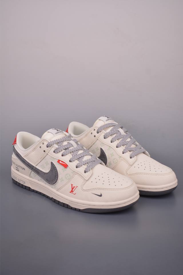 Nike Sb Dunk Low Lv联名 纯原大厂出品 极力推荐 原装头层材料 独家版型蒸餾加工 帶來的是更好的视觉和脚感体验 大厂纯原品质出货 清洁度 电绣