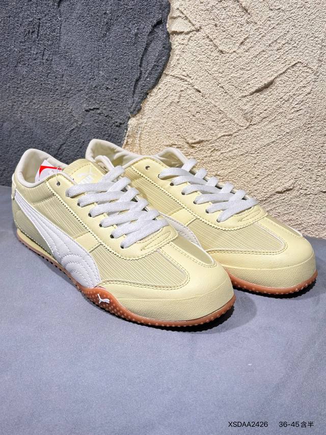 彪马Puma Bella 贝拉 V2 Leather 低帮专业越野德训鞋 Puma H-Street的设计巧妙融合了经典与创新 透气网面鞋身是对复古运动美学的致