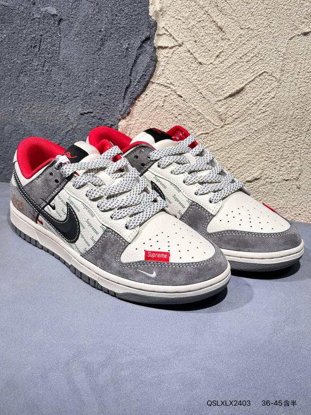 新品上市实拍 耐克Nike Dunk Low 板鞋 Sb系列经典百搭休闲运动板鞋加厚鞋舌的填充，使舒适性大大提升，同时也更方便穿脱中底部分则加入了脚感柔软舒适Z