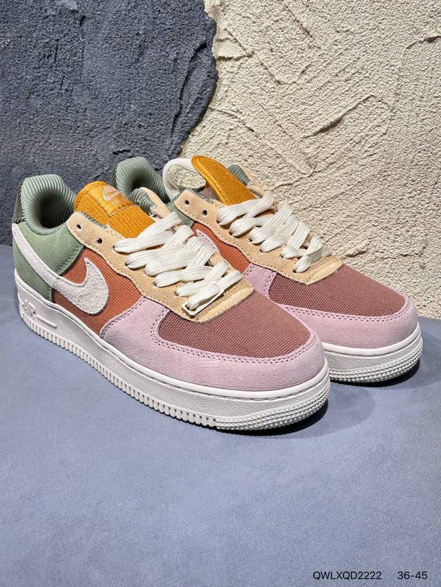 新品上市实拍 Nike Air Force 1 ‘07 Low 空军一号 低帮 运动鞋 休闲鞋 折边针车 工艺难度大 原楦头原纸板 原装鞋盒 定制五金配件 内置