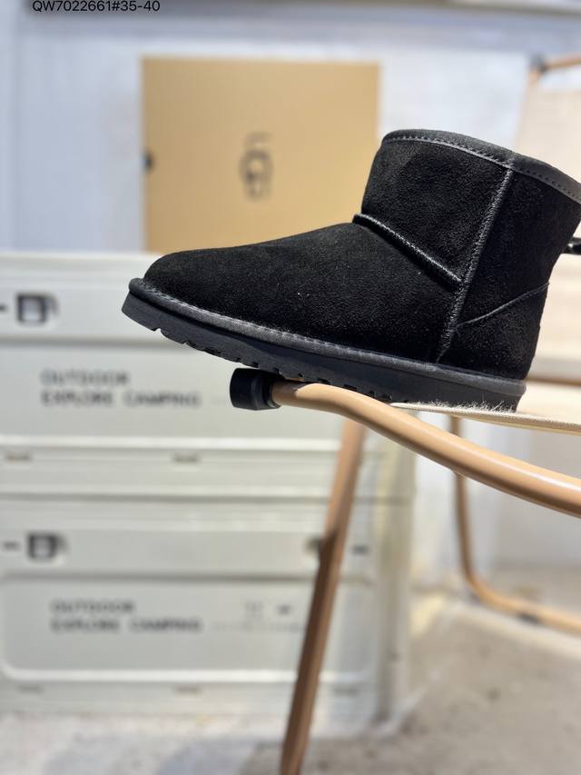 Ugg 雪地靴 防水麂绒皮革鞋面 美国轻奢品牌Ugg W Neuel尼瓦尔系列秋冬新款防污系列休闲保暖1016222 Qw7022661#35-40