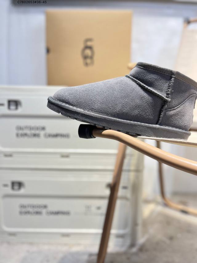 Ugg 雪地靴 防水麂绒皮革鞋面 美国轻奢品牌Ugg W Neuel尼瓦尔系列秋冬新款防污系列休闲保暖1116109 C7802653#36-45