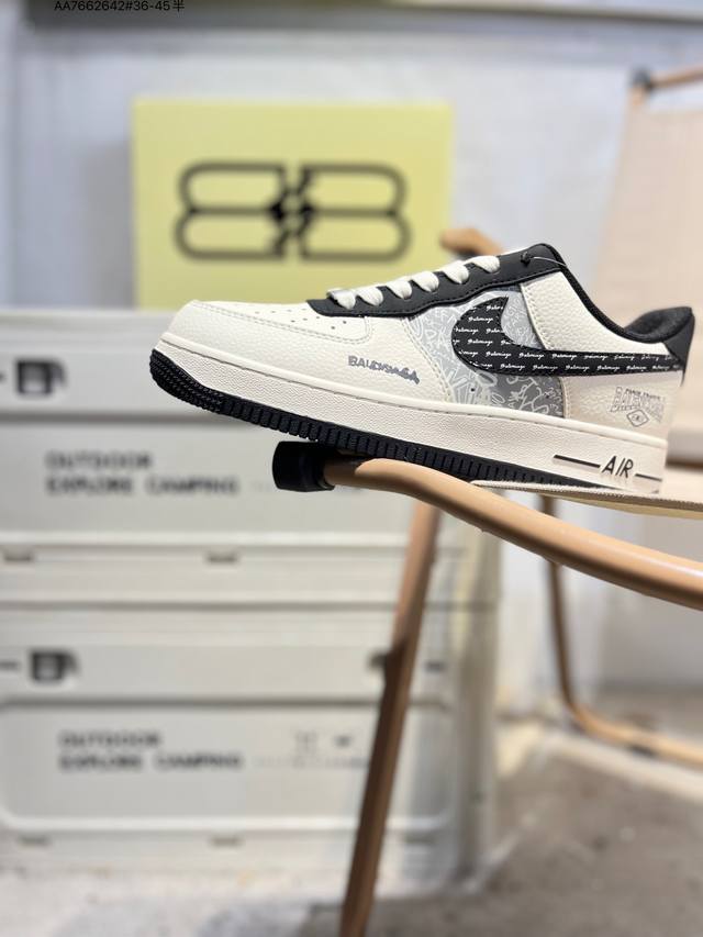 Nk Air Force 1'07 Low 空军一号低帮休闲板鞋 #定制皮料 原楦原纸板 纯正空军版型 高清洁度 内置全掌气垫Xd2588 Aa7662642#