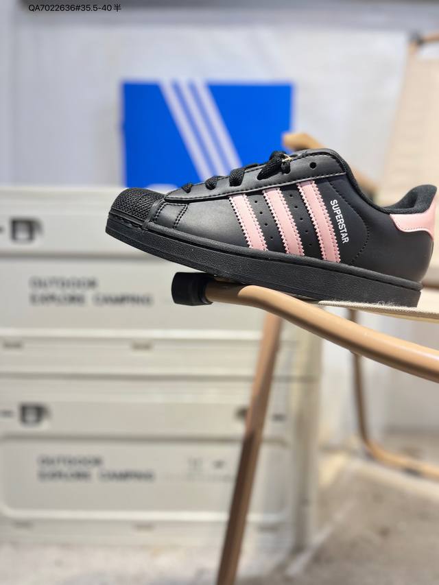 全新配色# 阿迪达斯Adidas三叶草 Originals Superstar 贝壳头系列低帮经典百搭休闲运动Jh9977 Qa7022636#35.5-40半