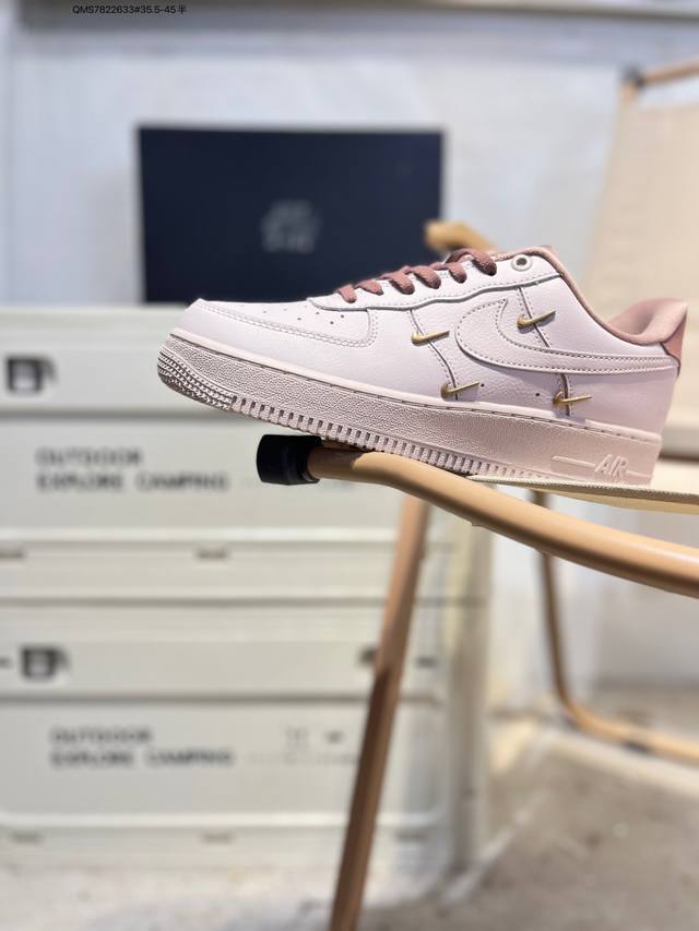 Nk Air Force 7 Low 空军一号低帮休闲板鞋 #定制皮料 原楦原纸板 纯正空军版型 高清洁度 内置全掌气垫Hf0735 Qms7822633#35