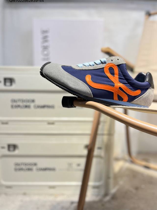 双十一公司级福利特价西班牙百年皮具奢华品牌 罗意威Loewe Ballet Runner 2.0 Sneakers 芭蕾舞2.0系列阿甘复古风德训薄底百搭休闲运