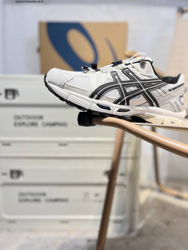 Asics Gel-Kahana 8 Fl亚瑟士 Platinum低帮专业有氧超轻便运动跑步鞋 全新原装数据开发 符合人体工程学 一体式双层编制鞋面 高弹性面料
