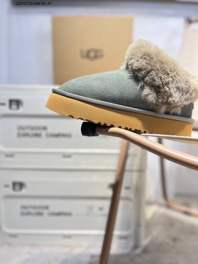 Ugg 雪地靴 防水麂绒皮革鞋面 美国轻奢品牌Ugg W Neuel尼瓦尔系列秋冬新款防污系列休闲保暖毛毛舒适便鞋女雪地靴1171393 Qa7012549#3