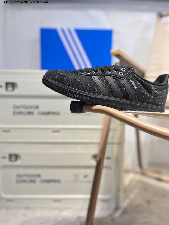 阿迪达斯三叶草Adidas Originals Samba Vegan Og”Spd“桑巴舞系列绅士德训足球风百搭低帮休闲运动板鞋Ki6265 Qs732254