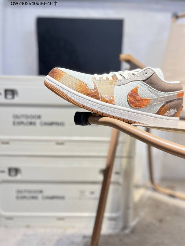 公司级头层皮乔丹Air Jordan 1 Low Aj1低帮系列篮球鞋 官方同步配色 原装级产物 #拒绝公底 立体鞋型 细节完美 高清洁度Im6664 Qw74