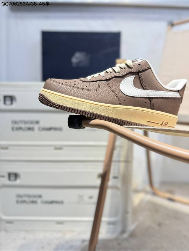 Nk Air Force 7 Low 空军一号低帮休闲板鞋 #定制皮料 原楦原纸板 纯正空军版型 高清洁度 内置全掌气垫Fz3592 Qq7062527#36-