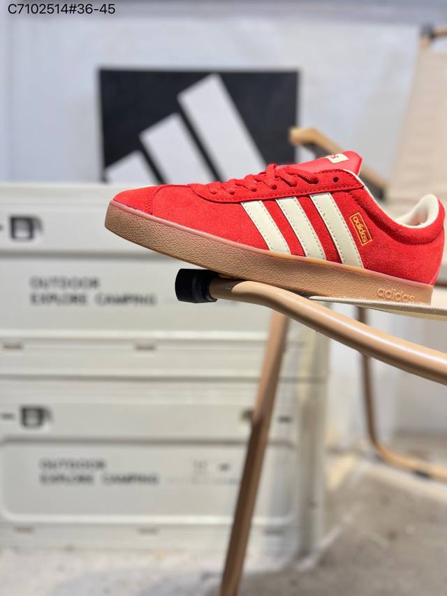 Adidas Vl Court 2.0 阿迪达斯 百搭单品 绒面麂皮防滑耐磨轻便低帮板鞋 货号:Ji0496 C7102514#36-45