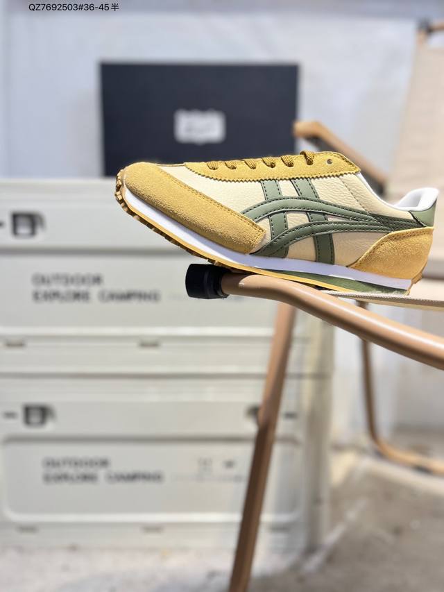 鬼冢虎Onitsuka Tiger California 78系列 Fs11超舒适缓震复合底 Edr 78起初于1978年开发，鞋子的特色在于前脚掌与脚踝有坚固