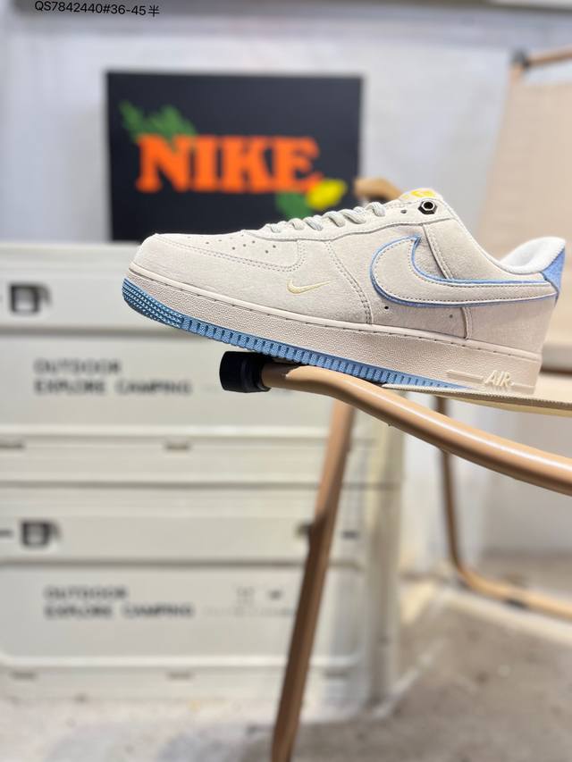 Nk Air Force 1'07 Low 空军一号低帮休闲板鞋 #定制皮料 原楦原纸板 纯正空军版型 高清洁度 内置全掌气垫Dy9867 Qs7842440#
