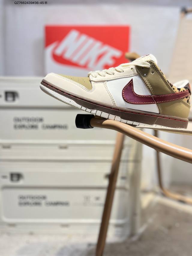 耐克Nike Dunk Low 板鞋Sb系列经典百搭休闲运动板鞋加厚鞋舌的填充，使舒适性大大提升，同时也更方便穿脱中底部分则加入了脚感柔软舒适Zoomair气垫