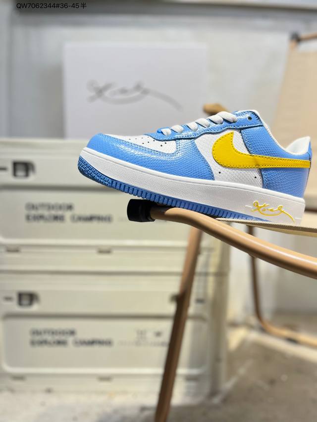 Nk Air Force 7 Low 空军一号低帮休闲板鞋 #定制皮料 原楦原纸板 纯正空军版型 高清洁度 内置全掌气垫Im0583 Qw7062344#36-