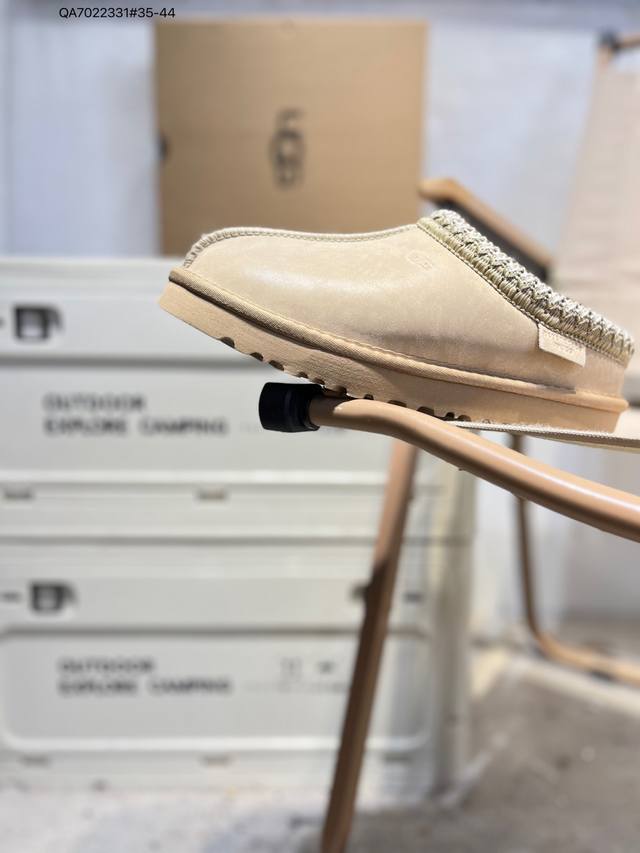 Ugg 雪地靴 防水麂绒皮革鞋面 美国轻奢品牌Ugg W Neuel尼瓦尔系列秋冬新款防污系列休闲保暖毛毛舒适便半拖Qa7022331#35-44