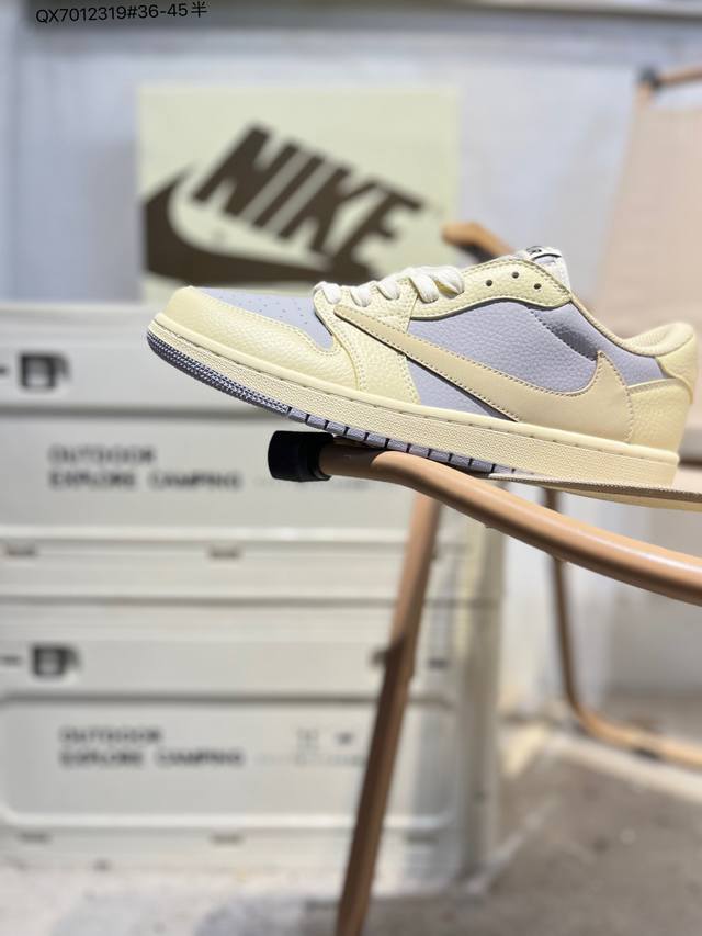 Air Jordan 1 Low Golf Sp Neutral Oliv Aj1乔丹一代高尔夫版系列低帮经典复古文化休闲运动鞋“Ts联名倒钩”Dm7866 Q