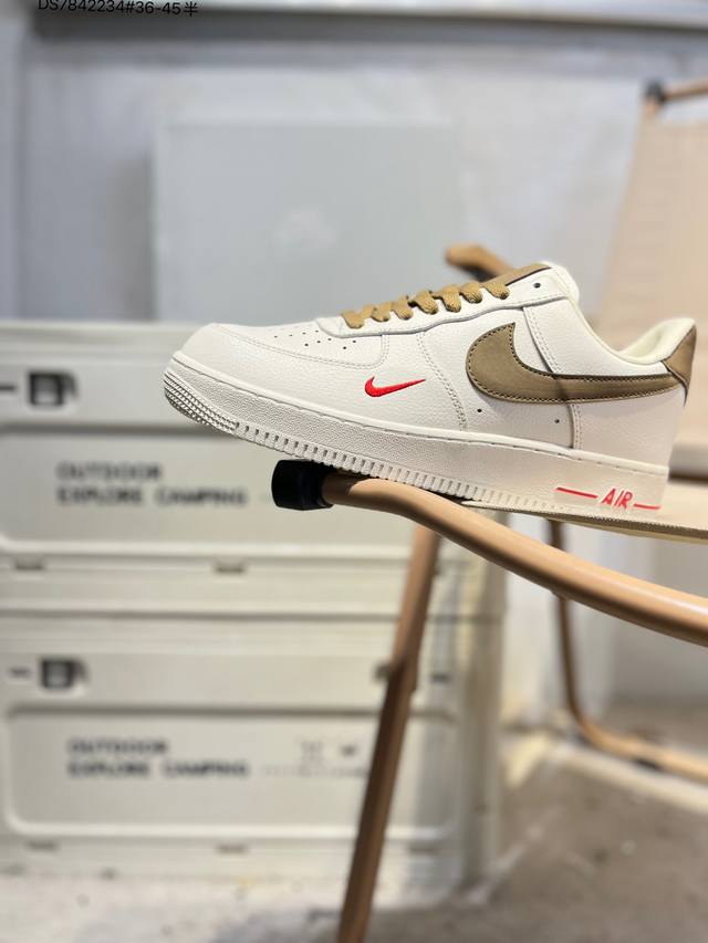 头层皮福利特价Nk Air Force 7 Low 空军一号低帮休闲板鞋 #定制皮料 原楦原纸板 纯正空军版型 高清洁度 内置全掌气垫Dr9867 Ds7842