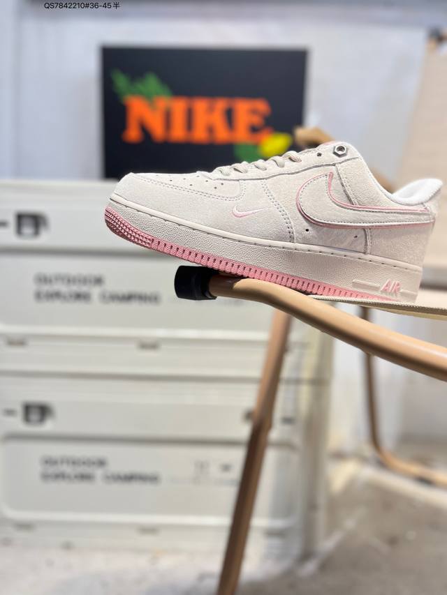 Nk Air Force 1'07 Low 空军一号低帮休闲板鞋 #定制皮料 原楦原纸板 纯正空军版型 高清洁度 内置全掌气垫Dy9867 Qs7842 #36