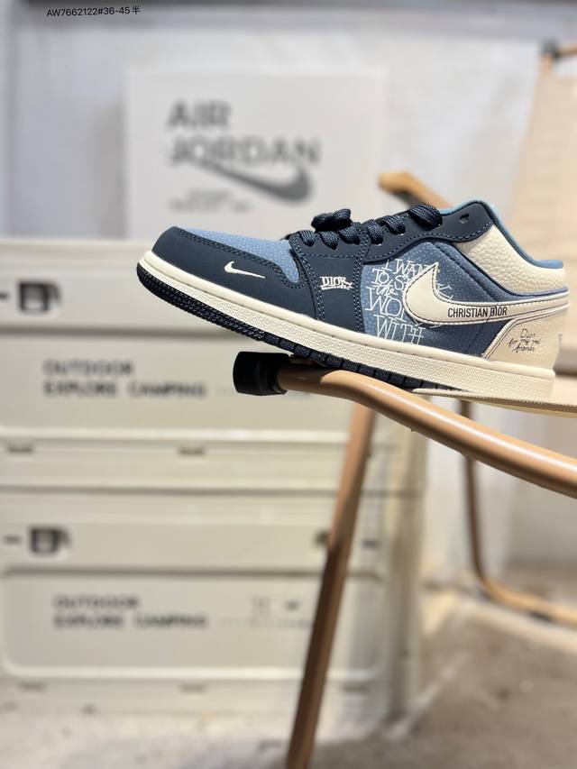 公司级头层皮乔丹Air Jordan 1 Low Aj1低帮系列篮球鞋 官方同步配色 原装级产物 #拒绝公底 立体鞋型 细节完美 高清洁度Ld8888 Aw76