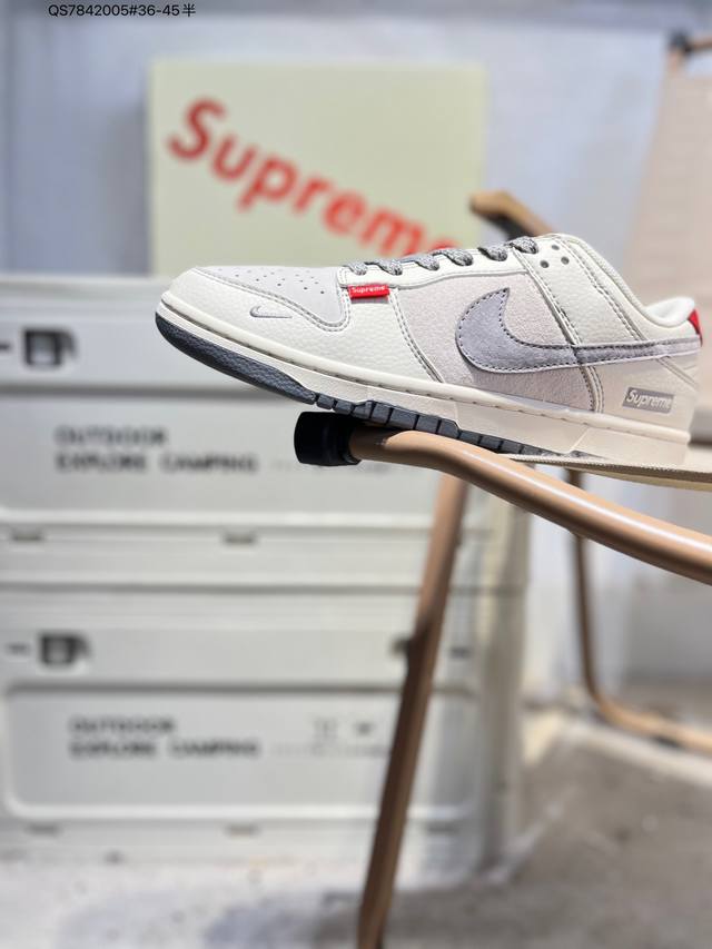 Supreme X Nike Sb Dunk Low 大厂出品 极力推荐 新配色 原装头层材料 独家版型蒸餾加工 帶來的是更好的视觉和脚感体验 大厂纯原品质出货