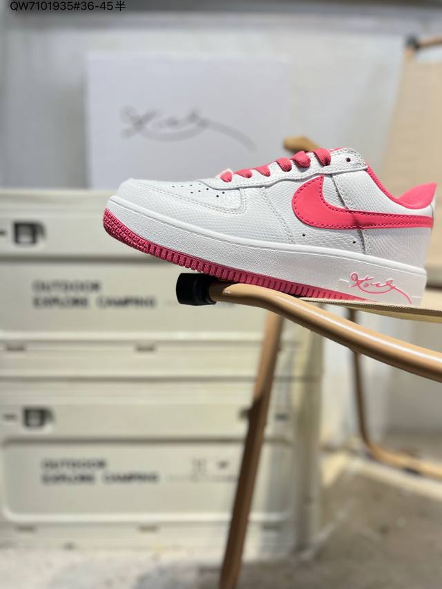 Nk Air Force 7 Low 空军一号低帮休闲板鞋 #定制皮料 原楦原纸板 纯正空军版型 高清洁度 内置全掌气垫Hv9409 Qw7101935#36-