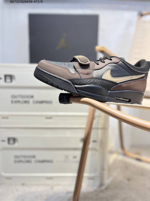 Air Jordan Legacy 312 乔丹篮球鞋系列 号称 “最强三合一” 的 Jordan Legacy 312，自然有着杂交结合的设计，它的名字就展现