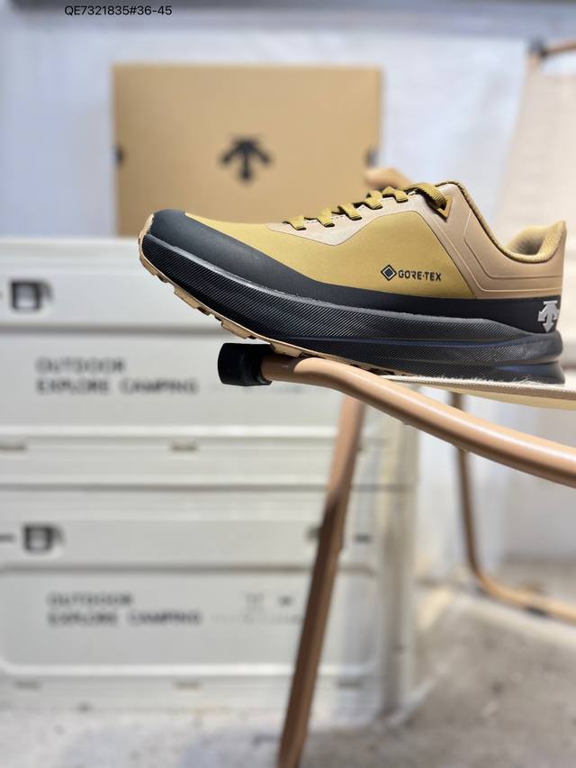 Descente迪桑特轻盈缓震透气鞋面时尚休闲运动覆盖防水男子越野跑鞋 官方同步上架适合技术路线单日徒步穿着 Aeriosflgtx鞋受到长途野外跑步鞋的启发