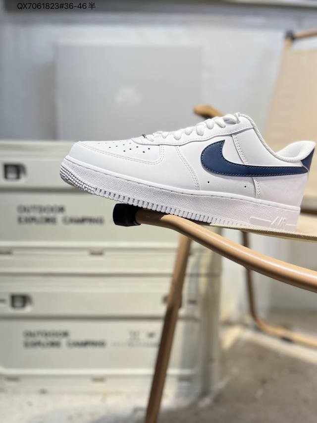 Nk Air Force 1'07 Low 空军一号低帮休闲板鞋 #定制皮料 原楦原纸板 纯正空军版型 高清洁度 内置全掌气垫Fj4146 Qx7061823#